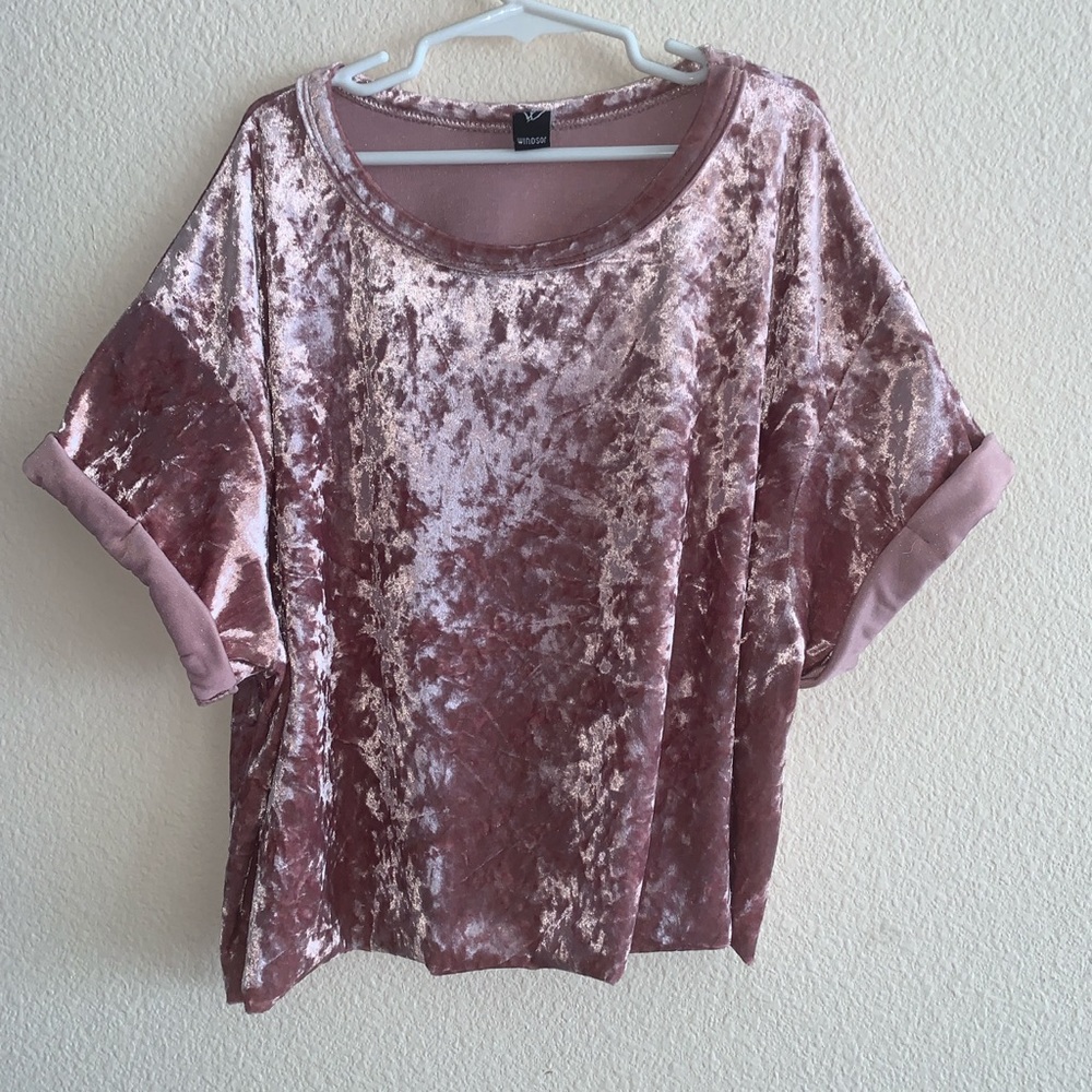 Windsor Pink Velvet Shirt